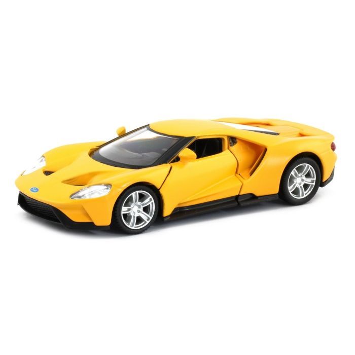 Машина Uni-Fortune FORD GT 2019 зі смугами жовта (554050M(F))