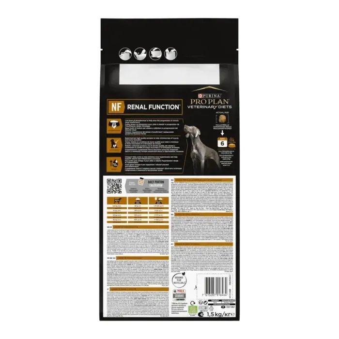Сухой корм для собак Purina Pro Plan Veterinary Diets NF Renal Function 1.5 кг (7613287916464) изображение 2