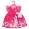 Аксессуар к кукле Zapf Одежда для куклы Baby Born Платье с цветами 43 см (832639) изображение 2