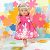 Аксессуар к кукле Zapf Одежда для куклы Baby Born Платье с цветами 43 см (832639) изображение 4