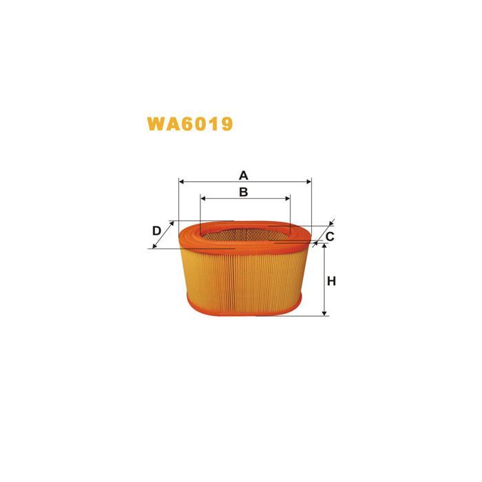 Повітряний фільтр для автомобіля Wixfiltron WA6019