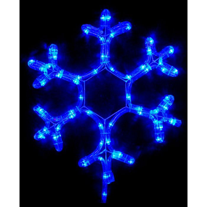 Гирлянда Delux Motif flash Snowflake 40 см синий P44 EN (90012962)