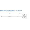 Гирлянда Delux Motif flash Snowflake 40 см синий P44 EN (90012962) изображение 2