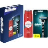 Набір косметики Gillette Станок для гоління Mach3 + 2 змінних леза + Гель для душу Old Spice 3-в-1 Whitewater 250 мл (8700216221047)