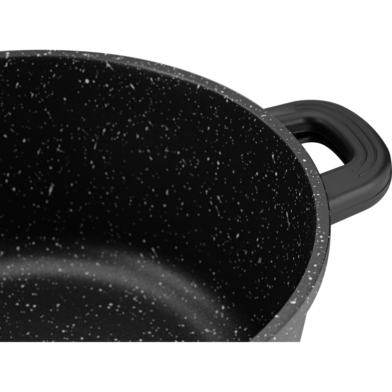 Кастрюля Ardesto Gemini Anzio скляна кришка 28 см 6,4 л чорна (AR2426GE) изображение 6