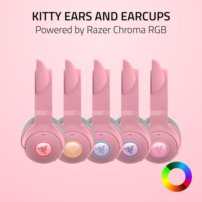 Наушники Razer Kraken Kitty V2 Bluetooth Black (RZ04-04860500-R3M1) изображение 12