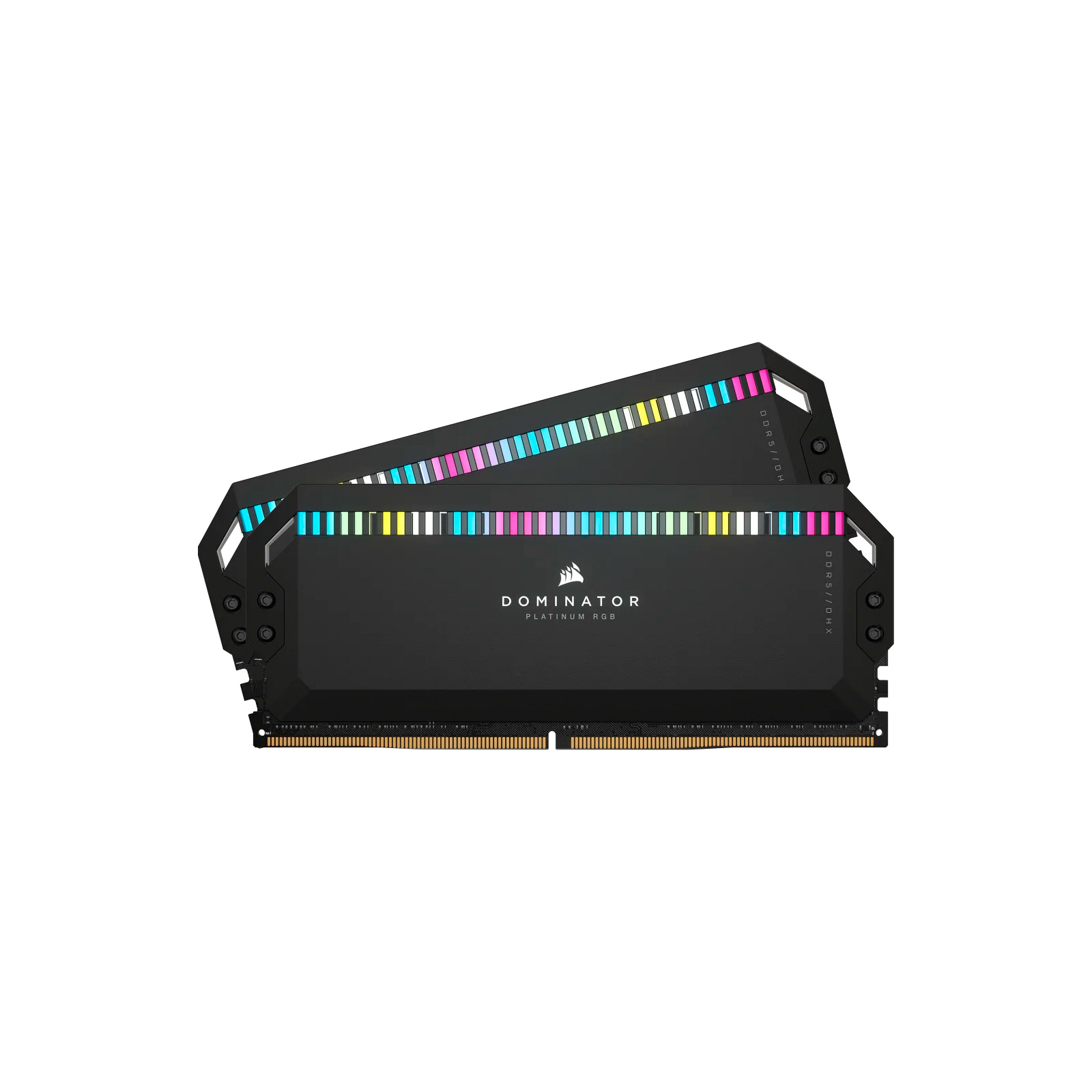 Модуль памяти для компьютера DDR5 64GB (2x32GB) 6000 MHz Dominator Platinum RGB Black Corsair (CMT64GX5M2B6000C30) изображение 3
