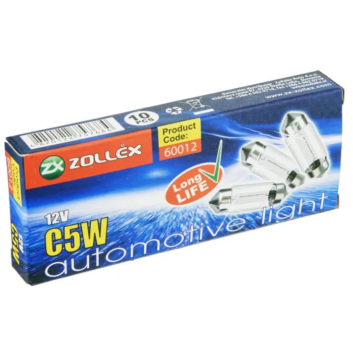 Автолампа Zollex C5W 12V 35mm зображення 3