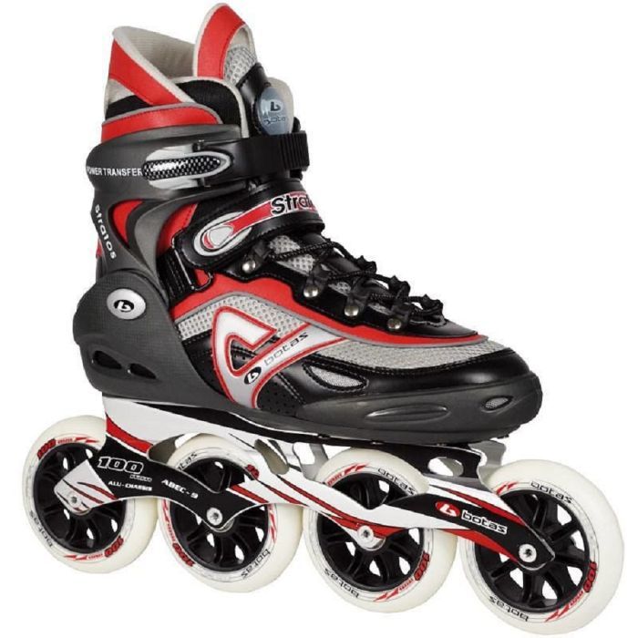 Роликовые коньки Botas Stratos Чорний/Червоний 100/42 (HI50021-7-935/42)
