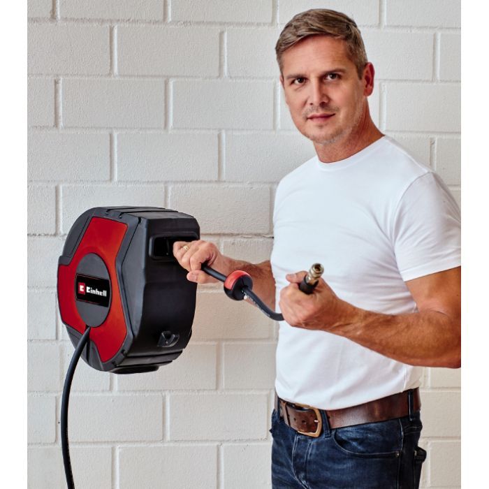 Пневматический шланг Einhell TC-PH 150, 15+1.5м, 9мм, до 16бар, 5.8кг, на катушке (4138005) изображение 7