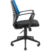 Офисное кресло Richman Флеш Ю Пластик М-1 (Tilt) Сетка черная+синяя (ADD0003030) изображение 3