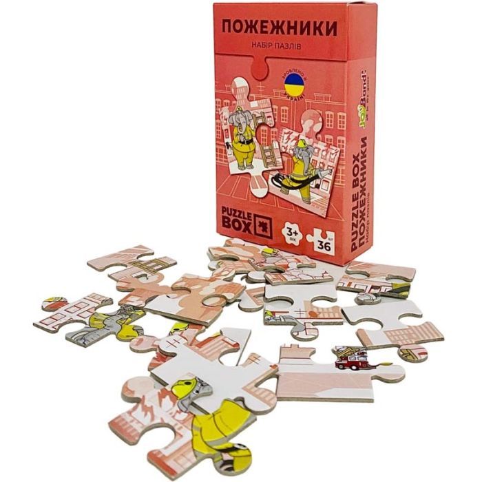 Пазл JoyBand набор Пожарные 36 элементов (PB04) изображение 2