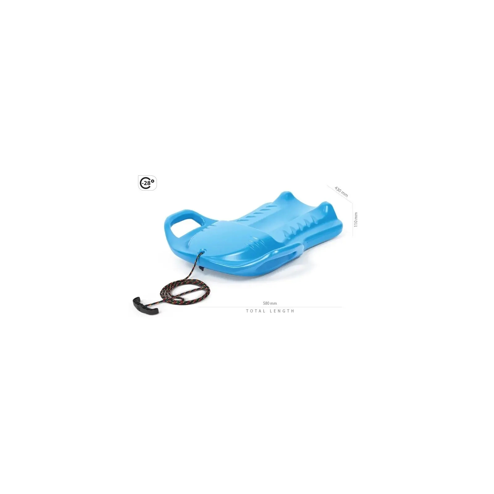 Санки Prosperplast слайдер Sporty, синий (5905197379708) изображение 3