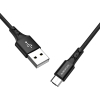 Дата кабель USB 2.0 AM to Micro 5P 1.0m BX20 Enjoy 2A Black BOROFONE (BX20MB) зображення 2