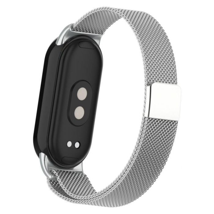 Ремешок для фитнес браслета Armorstandart Milanese Magnetic Band для Xiaomi Mi Band 8 Silver (ARM69917) изображение 2