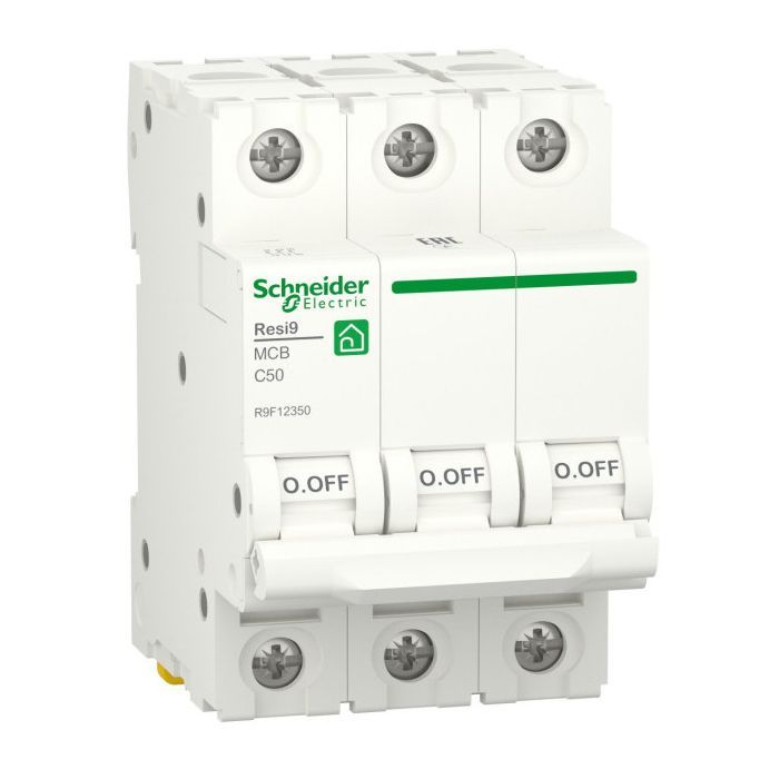 Автоматический выключатель Schneider Electric RESI9 6kA 3P 50A C (R9F12350)