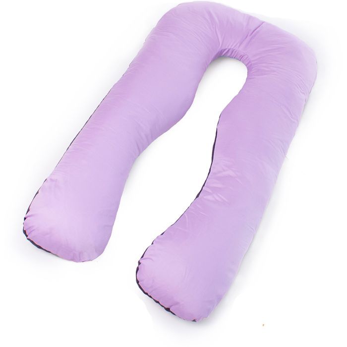 Подушка MirSon для вагітних і відпочинку Delicate Satin №8030 U-подібна Lupine (2200006178682)