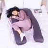 Подушка MirSon для вагітних і відпочинку Delicate Satin №8030 U-подібна Lupine (2200006178682) зображення 2
