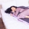 Подушка MirSon для вагітних і відпочинку Delicate Satin №8030 U-подібна Lupine (2200006178682) зображення 4