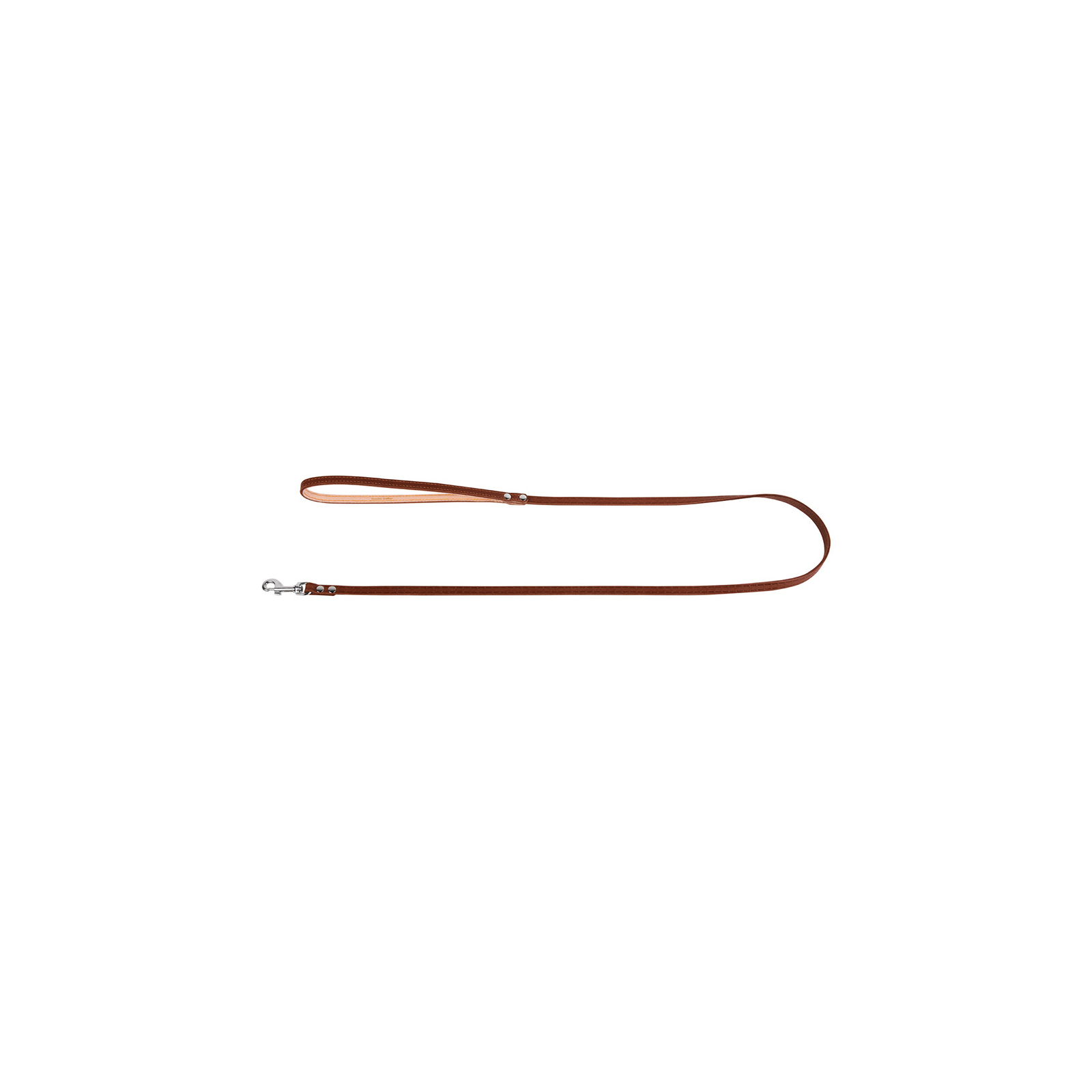 Поводок для собак Collar одинарный непрошитый Ш 10 мм Д 122 см коричневый (04436) изображение 2
