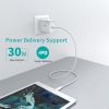 Дата кабель USB-С to Lightning 1.0m USB2.0 30W MFI Choetech (IP0040-WH) изображение 4