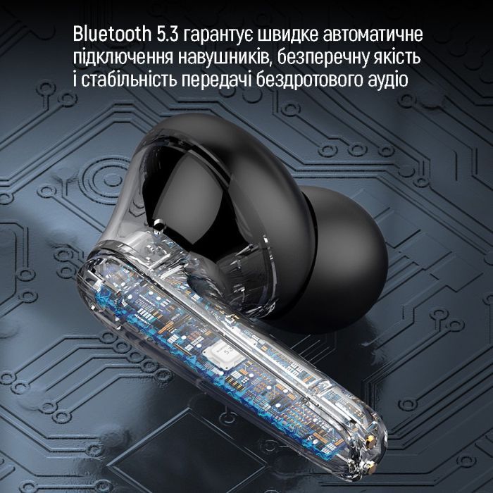 Навушники ColorWay TWS-3 Earbuds Black (CW-TWS3BK) зображення 10