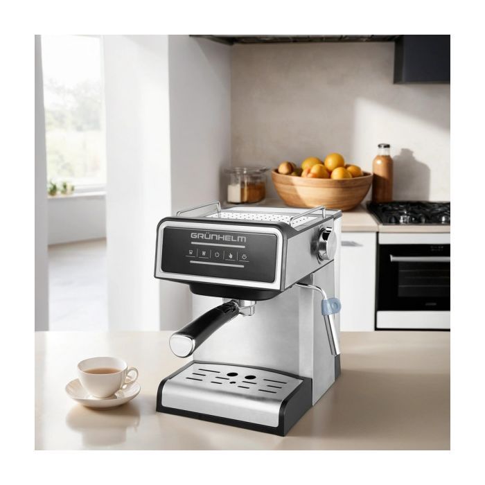 Ріжкова кавоварка еспресо Grunhelm GEC08 зображення 2