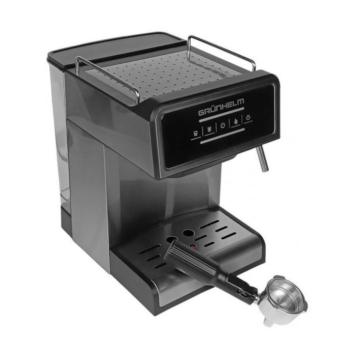 Ріжкова кавоварка еспресо Grunhelm GEC08 зображення 3