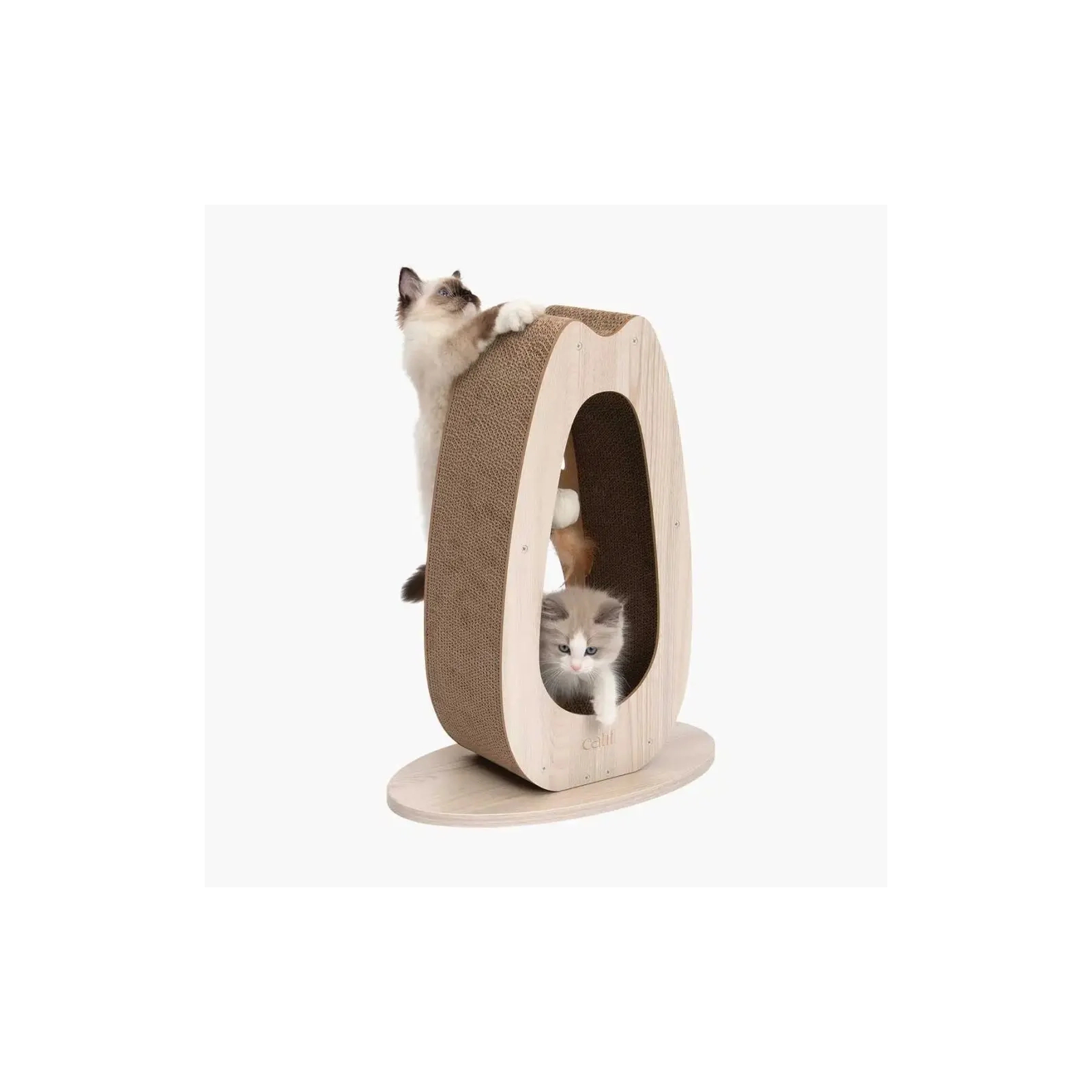 Дряпка (когтеточка) для котов Catit Pixi с игрушкой высокая 45x23.5x56 см (22517425114) изображение 5