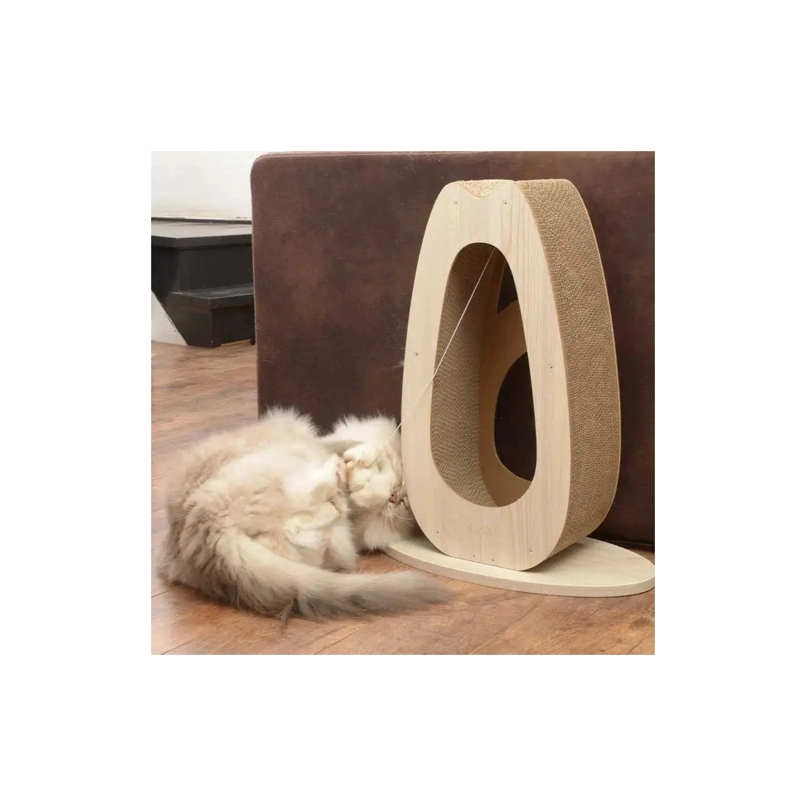 Дряпка (когтеточка) для котов Catit Pixi с игрушкой высокая 45x23.5x56 см (22517425114) изображение 6