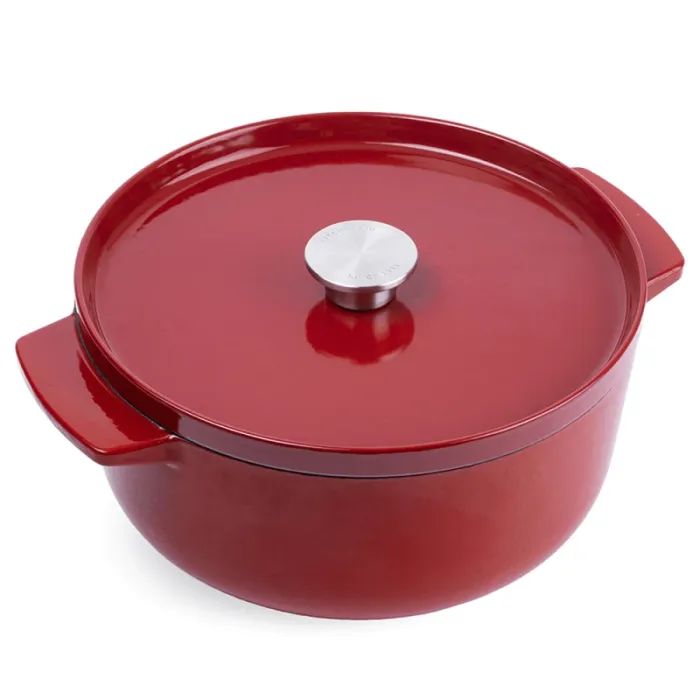 Каструля KitchenAid чавунна з кришкою 5,2 л Червона (CC006060-001)