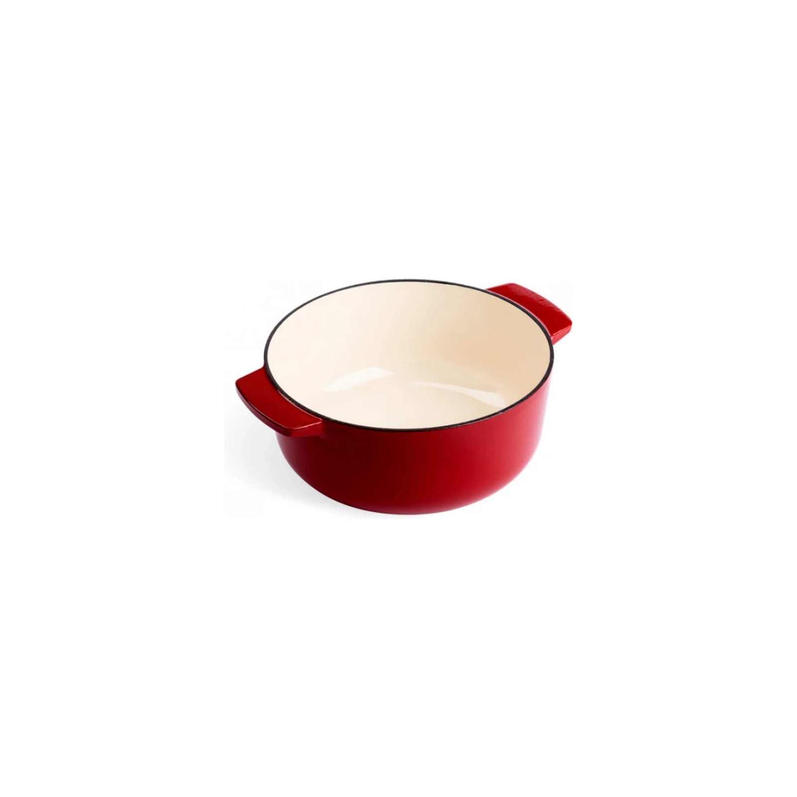 Кастрюля KitchenAid чавунна з кришкою 5,2 л Мигдалевий крем (CC006059-001) изображение 3