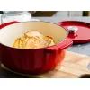 Каструля KitchenAid чавунна з кришкою 5,2 л Червона (CC006060-001) зображення 4