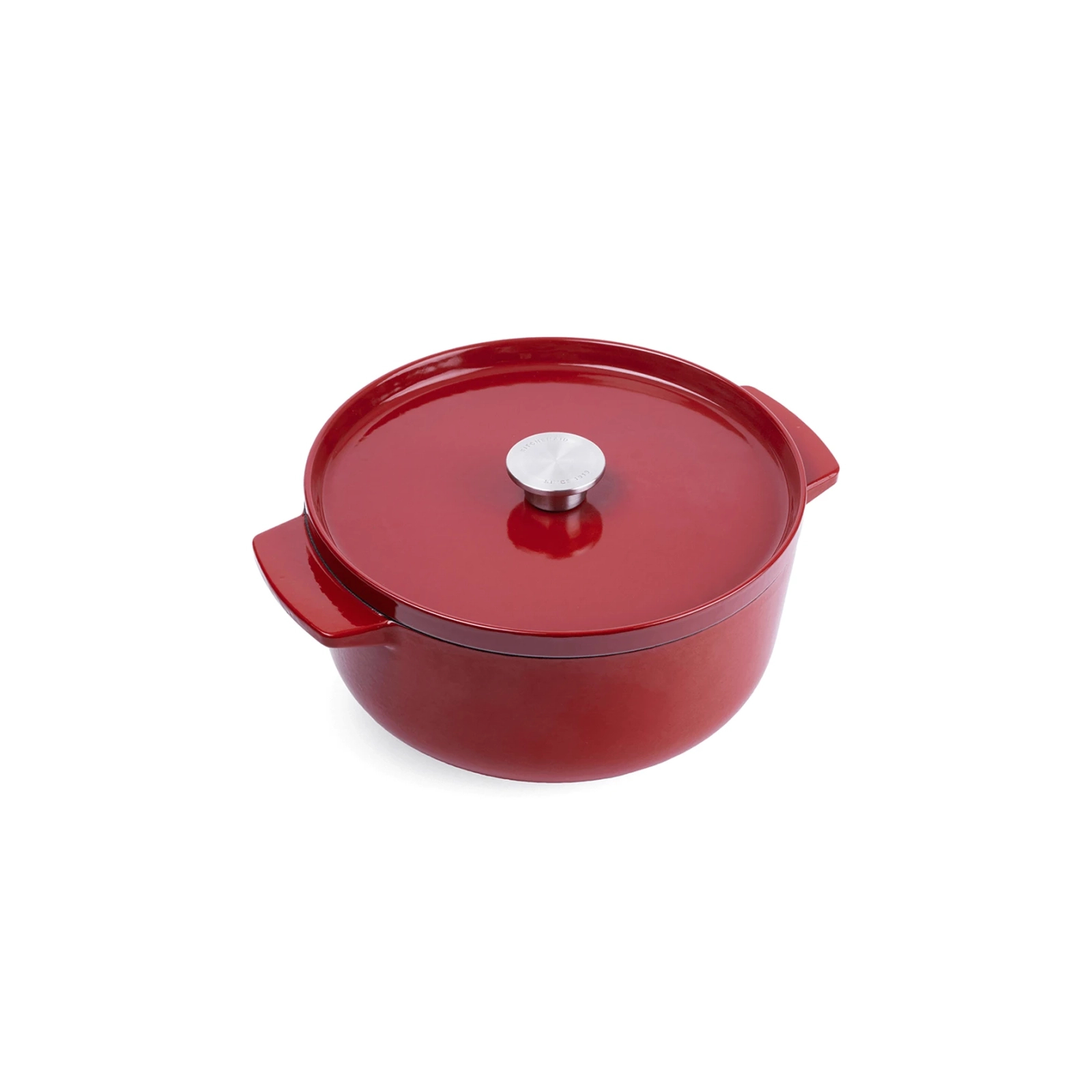 Каструля KitchenAid чавунна з кришкою 5,2 л Червона (CC006060-001)