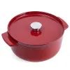 Каструля KitchenAid чавунна з кришкою 5,2 л Червона (CC006060-001)