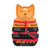 Шлей для кошек Dog Extreme из нейлона с поводком Ш 10 мм Д 110 см красная (42853) изображение 2