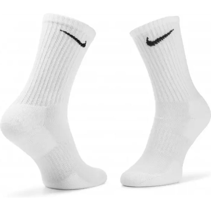 Носки Nike U NK EVERYDAY CUSH CREW 6PR-BD SX7666-100 34-38 6 пар Білі (194954124803) изображение 3