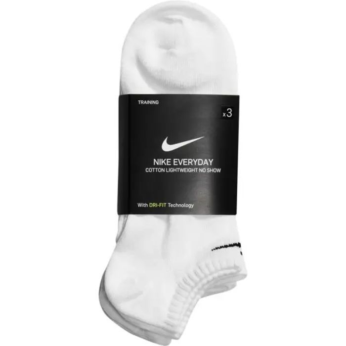 Носки Nike U NK EVERYDAY LTWT NS 3PR SX7678-100 38-42 3 пари Білі (888407239281) изображение 7