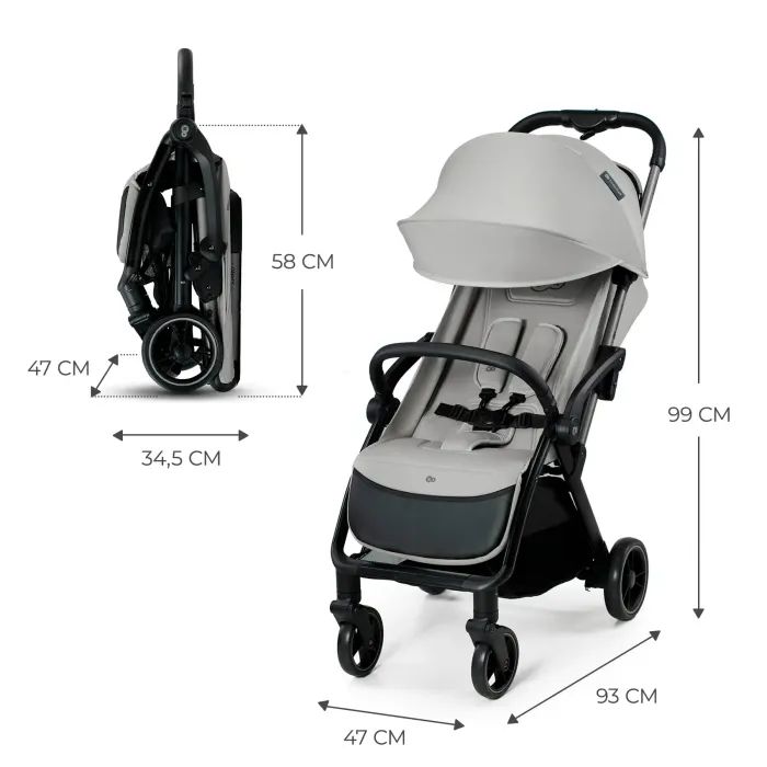 Коляска Kinderkraft Apino Dune Beige (KSAPIN00BEG0000) (5902533924110) изображение 8