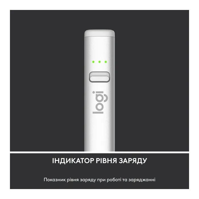 Стилус Logitech Crayon USB-C Silver (914-000074) изображение 3