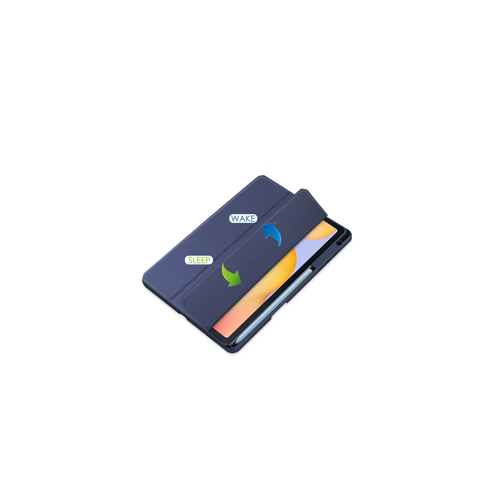 Чехол для планшета BeCover Soft Edge Stylus Mount Samsung Tab S6 Lite (2024) 10.4" P620/P625/P627 Deep Blue (710837) изображение 6