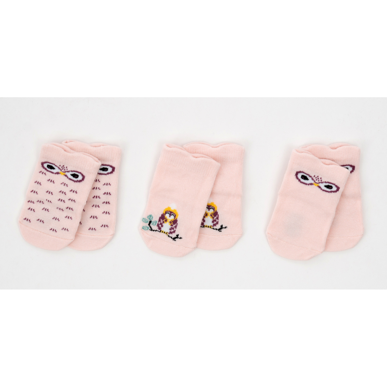 Носки детские Bibaby з совушками (68331-0G-pink) изображение 3