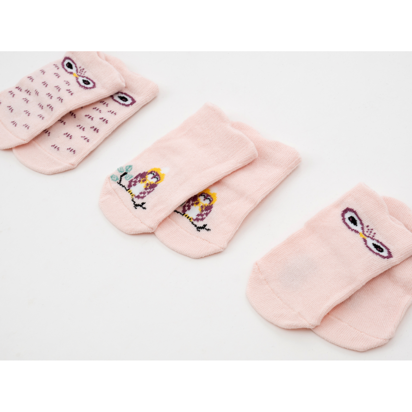 Носки детские Bibaby з совушками (68331-0G-pink) изображение 4