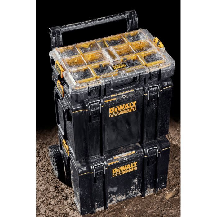 Ящик для інструментів DeWALT органайзер TOUGHSYSTEM 2.0, DS100,545x380x130 мм (DWST83394-1) зображення 4