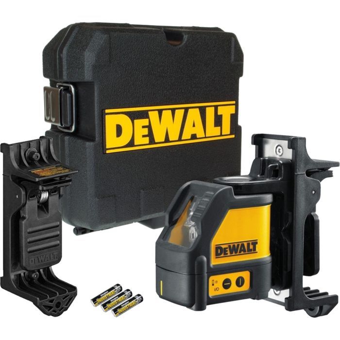 Лазерный нивелир DeWALT линейный, 3 батареи тип АА, красный луч, 0.75 кг, кейс (DW088K) изображение 2