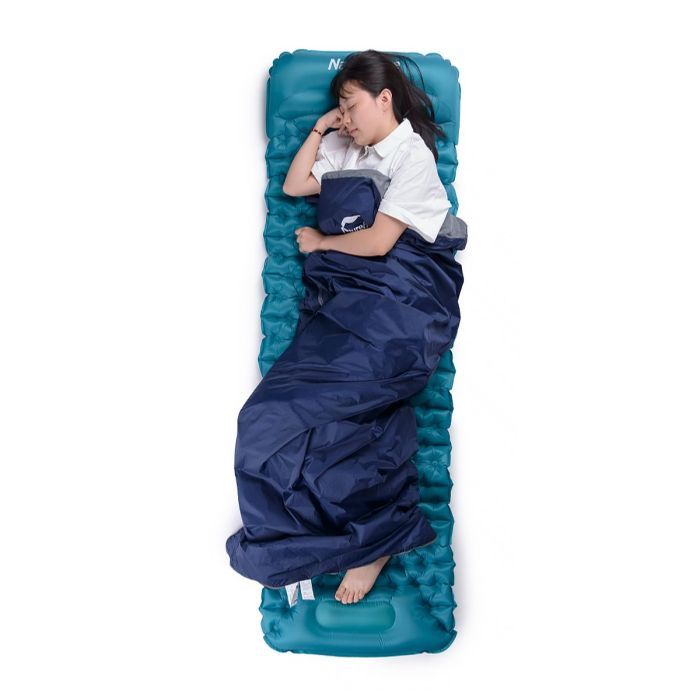 Спальный мешок Naturehike надлегкий LW180 NH21MSD04 правий (15°C) p-p М темно-блакитний (6927595788165-R) изображение 5