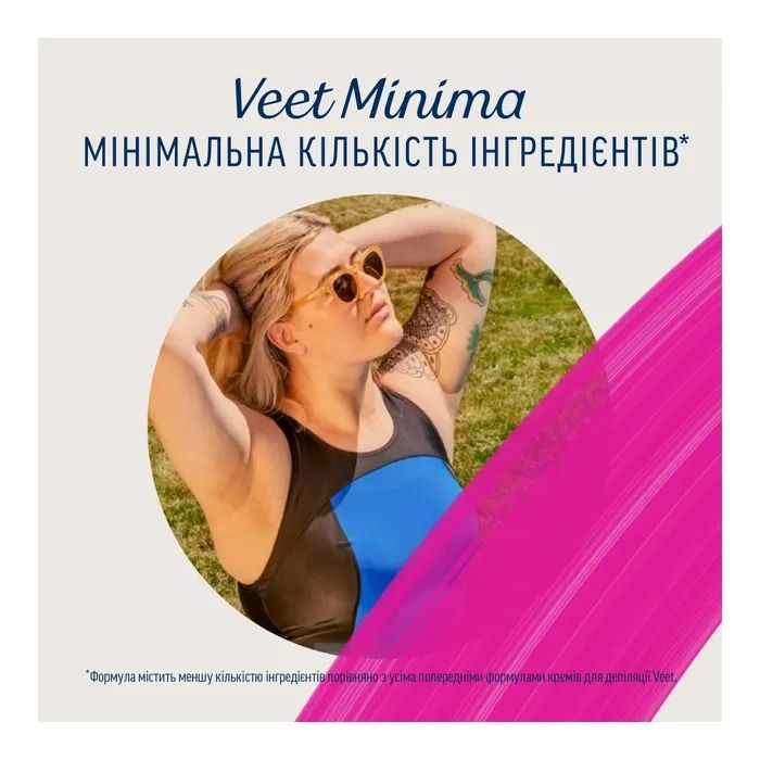 Крем для депиляции Veet Minima для чувствительной кожи с Алоэ вера 100 мл (4053700288205) изображение 3