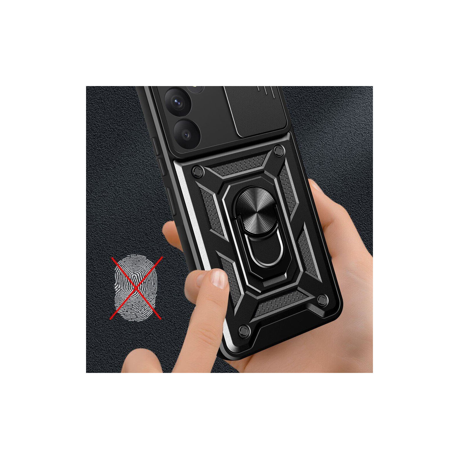 Чохол до мобільного телефона BeCover Military Samsung Galaxy A55 5G SM-A556 Black (711018) зображення 4