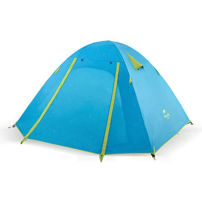 Палатка Naturehike тримісний P-Series NH18Z033-P 210T/65D блакитний (6975641887331)