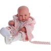 Пупс Antonio Juan Новорожденная Лея в розовом халате с виниловым телом 42 см (50153) изображение 3